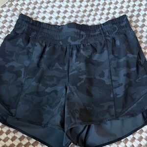 lululemon athletica Black Camouflage Athletic Shorts